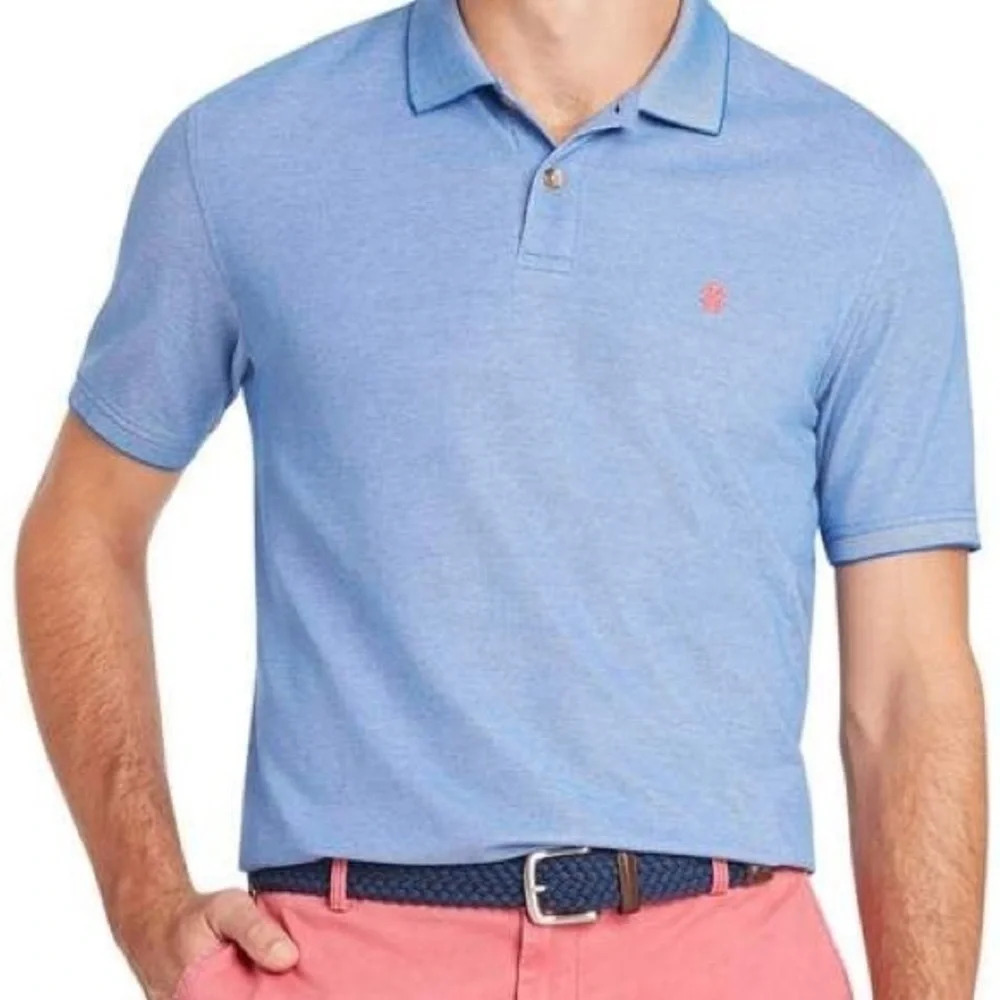 Izod • NWT Sport Flex Advantage Performance Light Blue Polo